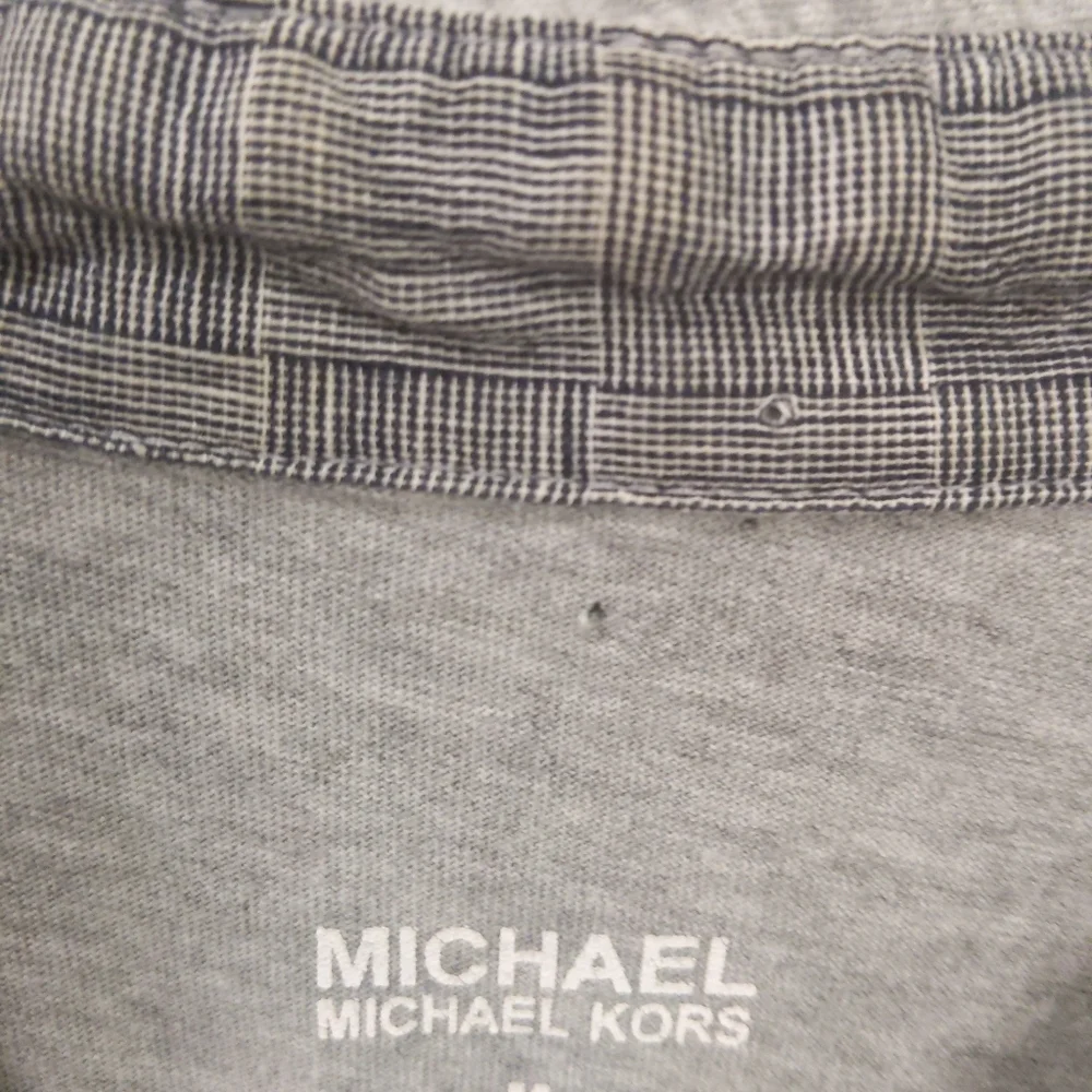 Michael Kors Mens Gray Cotton Polo Short Sleeve Golf Shirt Size Med Classic Fit